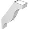 Ekena Millwork 5 1/2-in. W x 20-in. D x 32-in. H Funston Architectural Grade PVC Knee Brace BRCP055X20X32FST - alternate 4